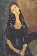 Amedeo Modigliani Jeanne Hebuterne assise (mk38) oil painting on canvas
